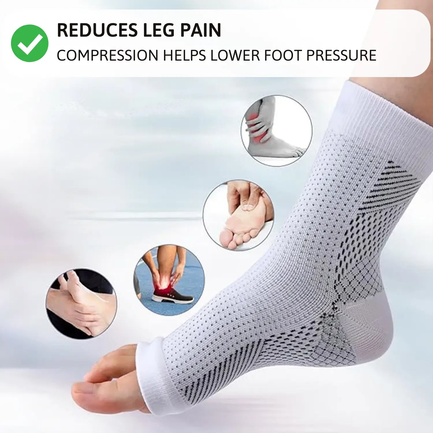 Orthopedic half sock