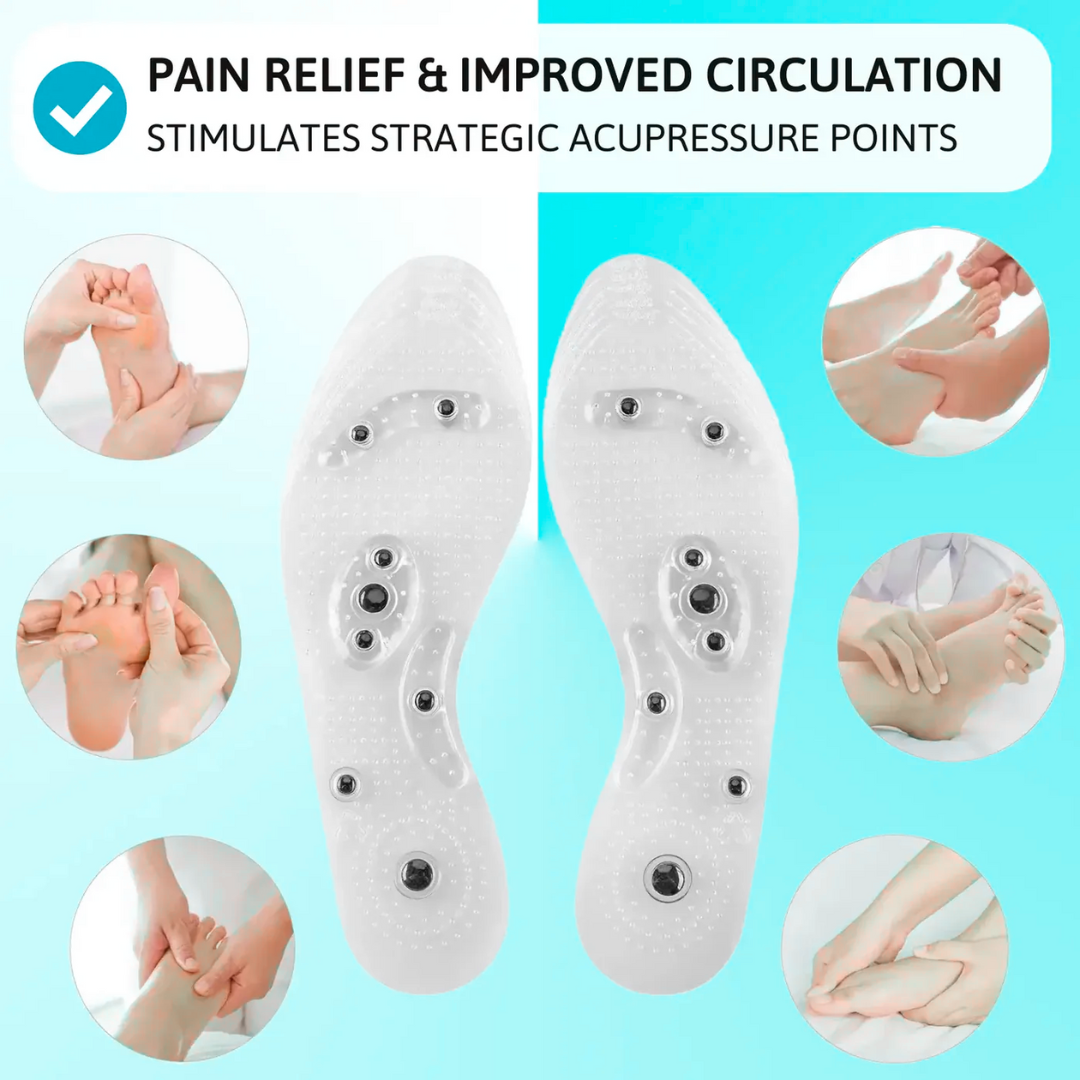 Magnetic Acupressure Insoles – Instantly Soothe Foot Pain with Every Step