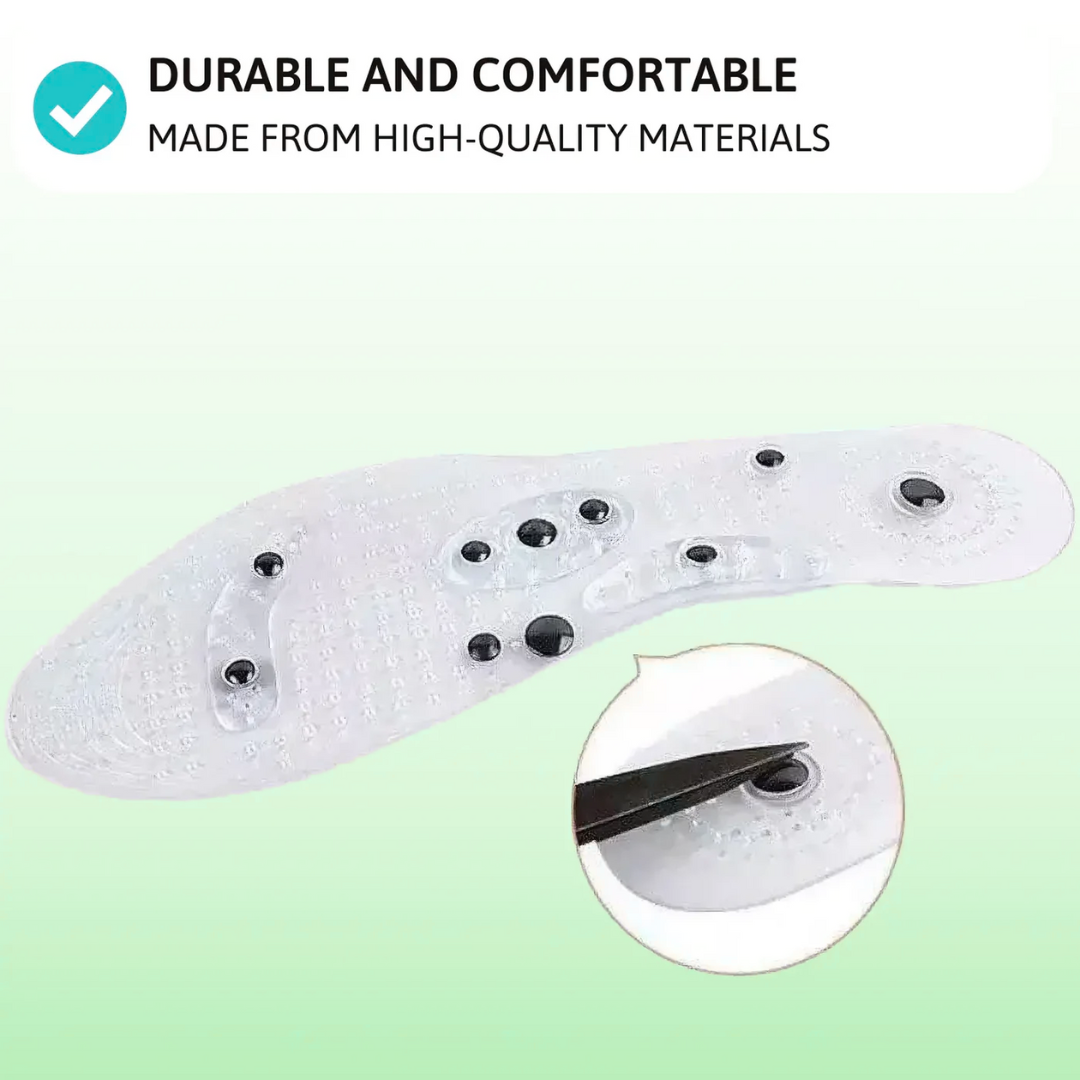 Magnetic Acupressure Insoles – Instantly Soothe Foot Pain with Every Step