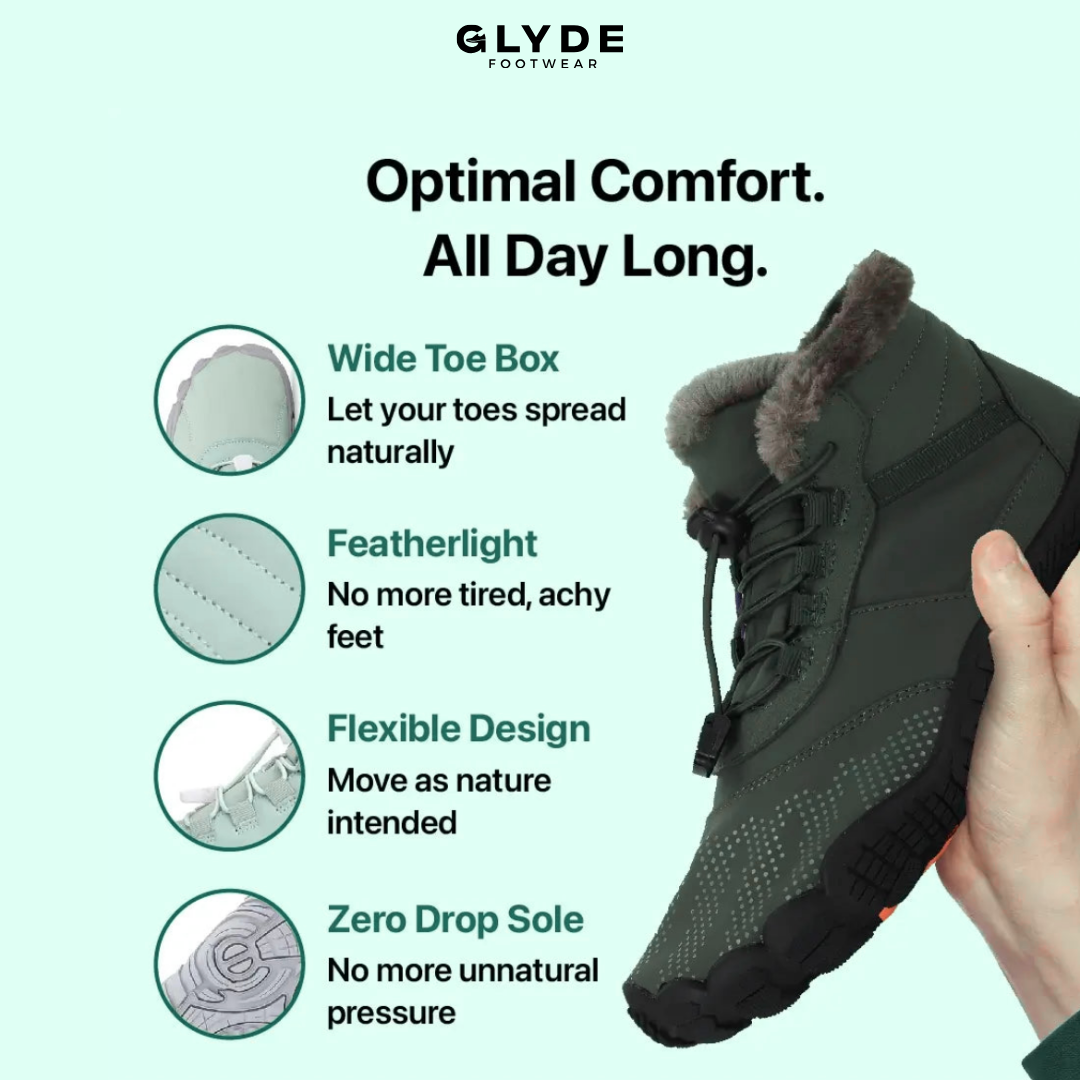 Glyde Olympus - Healthy, Warm & Water-Resistant Barefoot Shoes