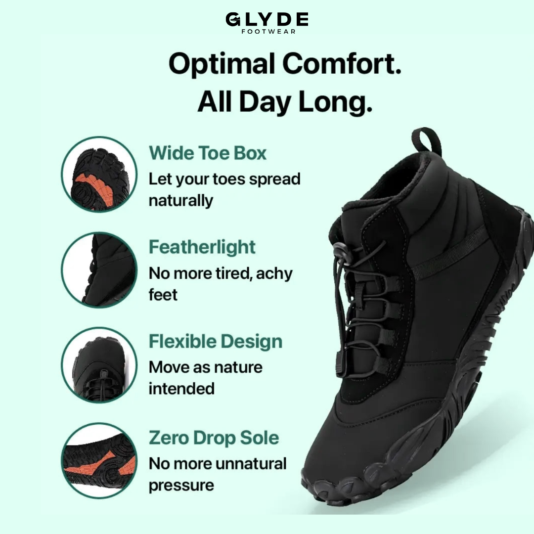 Glyde Atlas - Healthy, Warm & Water-Resistant Barefoot Shoes