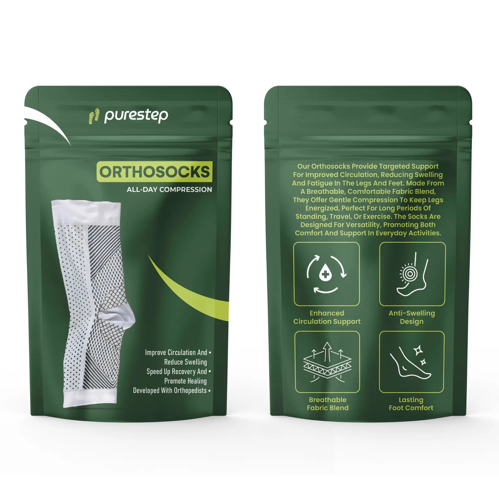 Orthopedic half sock
